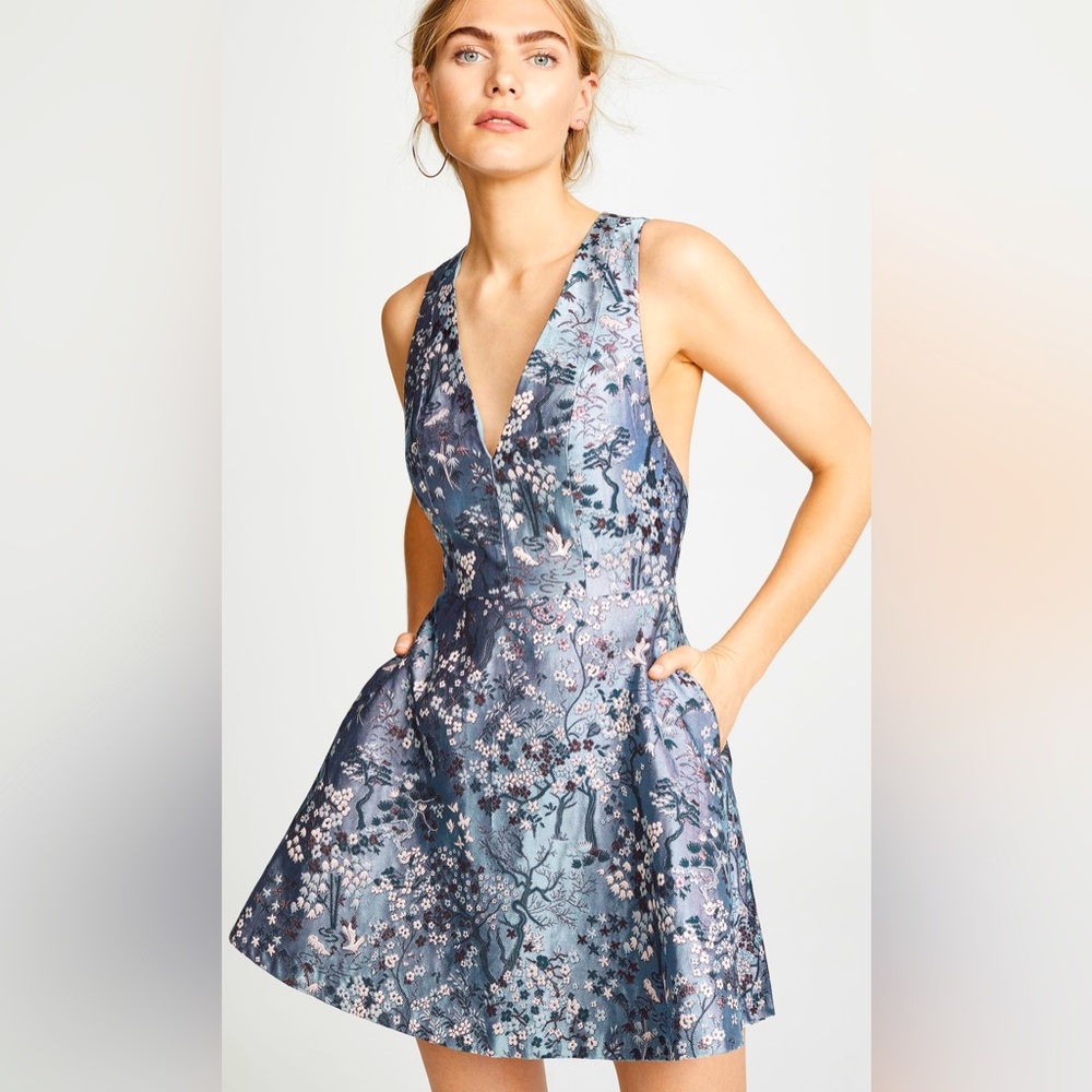 Alice + Olivia Tennie Sleeveless Mini Dress